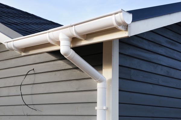 PVC Rain Gutter Installation in Norcross