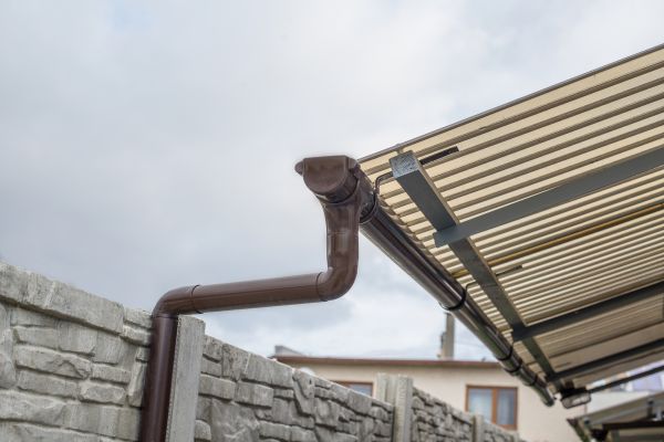 Plastic Downspout Installation in Norcross